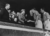 FA Cup winners' medal being presented to Sir Stanley Matthews in 1953